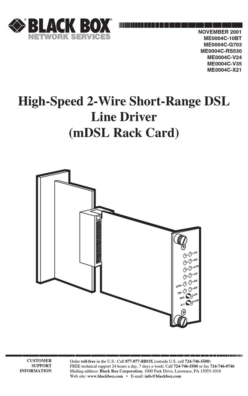 Black Box ME0004C-G703 User manual