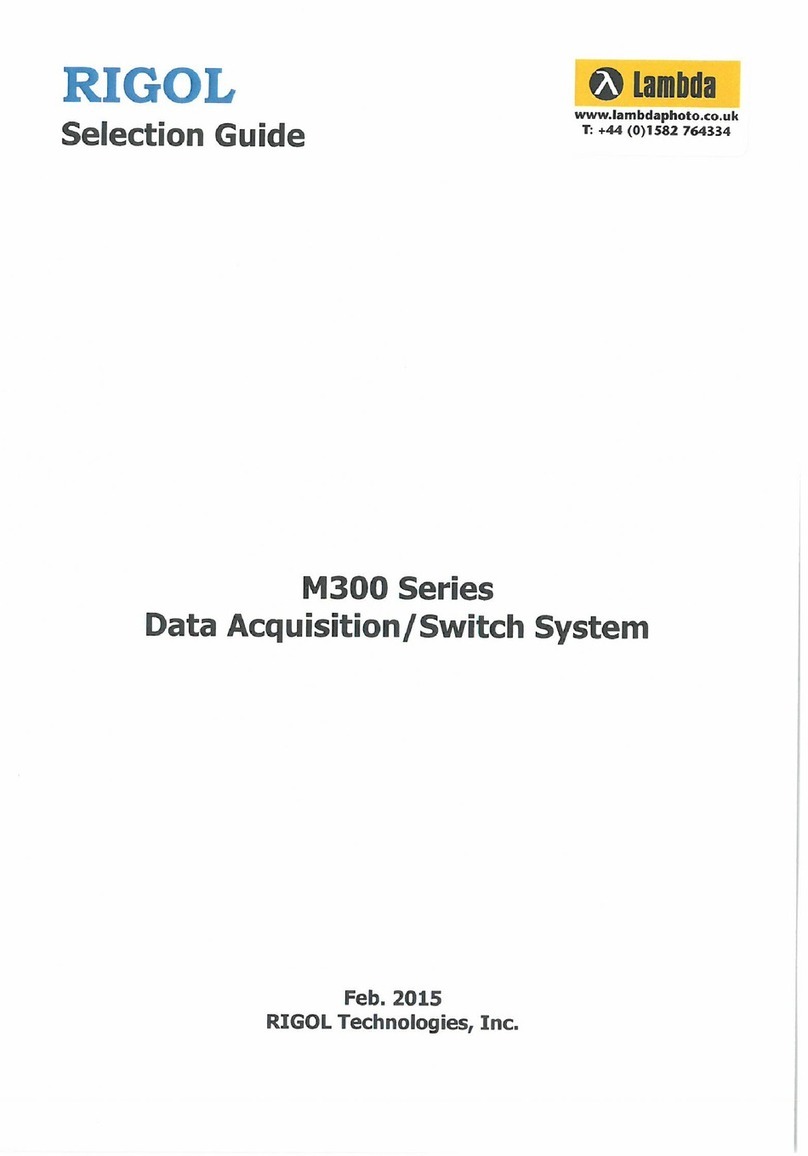 Rigol M300 Series User manual
