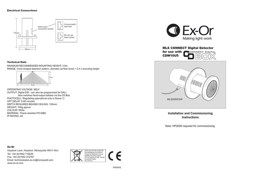 Exor MLS CONNECT MLS2000CDR Installation and commissioning instructions