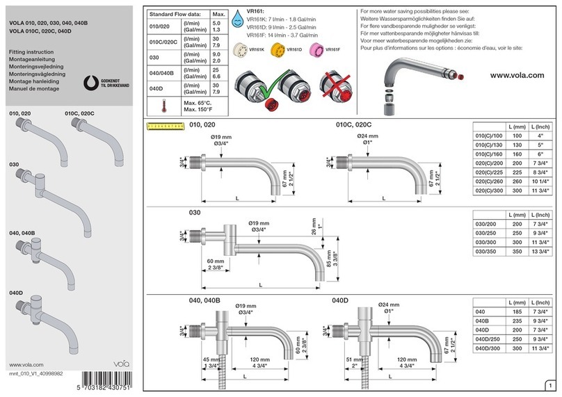 Vola 010 Install guide