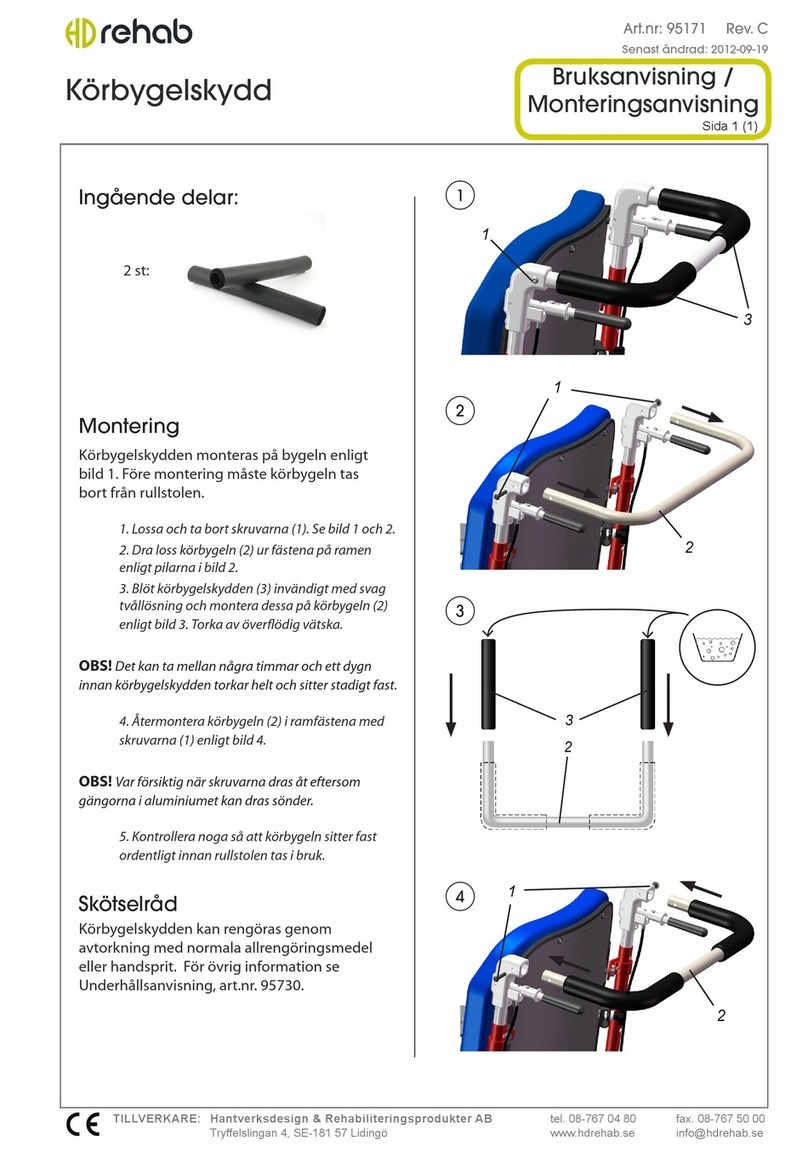 HD Rehab 95171-1 User manual HD Rehab 95171-1 User manual