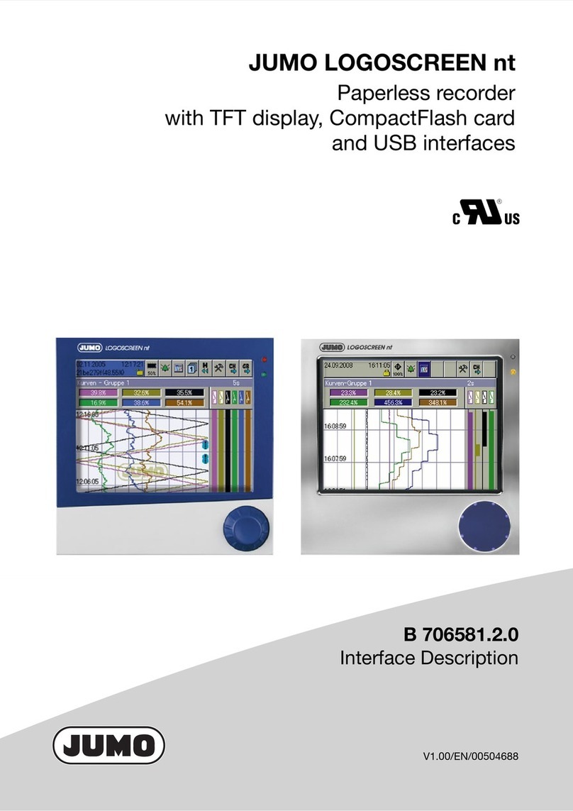 JUMO LOGOSCREEN nt User manual JUMO LOGOSCREEN nt User manual