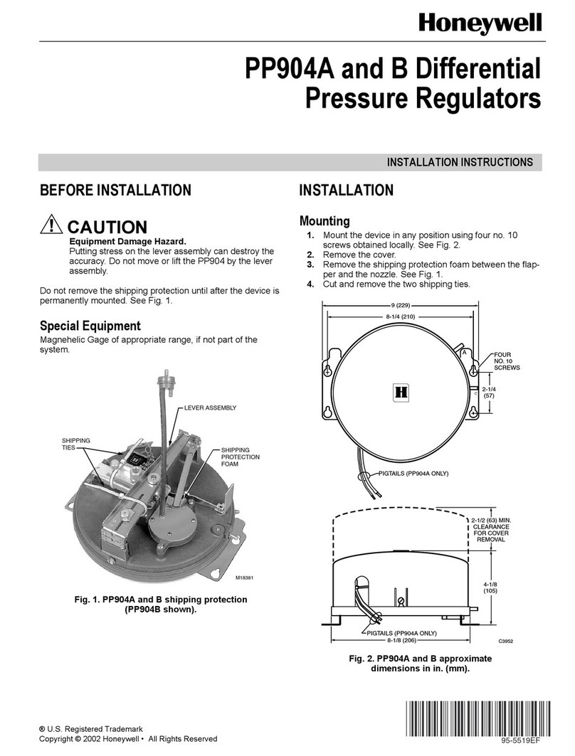 Honeywell PP904A User manual