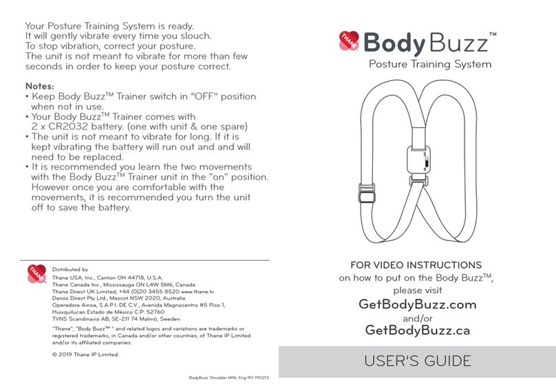 Thane Fitness BodyBuzz Series user guide