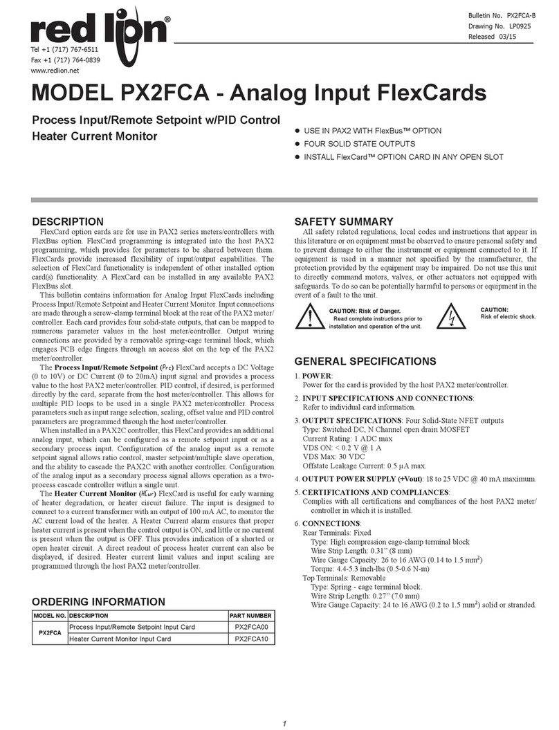 red lion PX2FCA manual