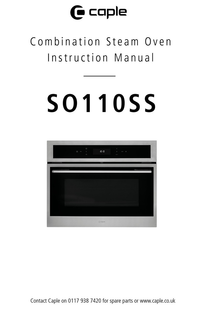 Caple SO110SS instruction manual