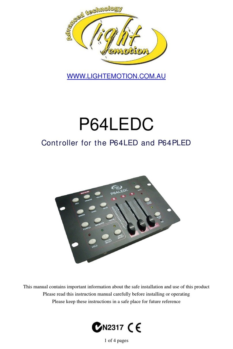 Light Emotion P64LEDC manual