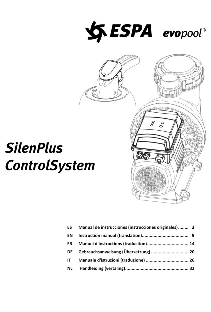 Espa Evopool SilenPlus instruction manual