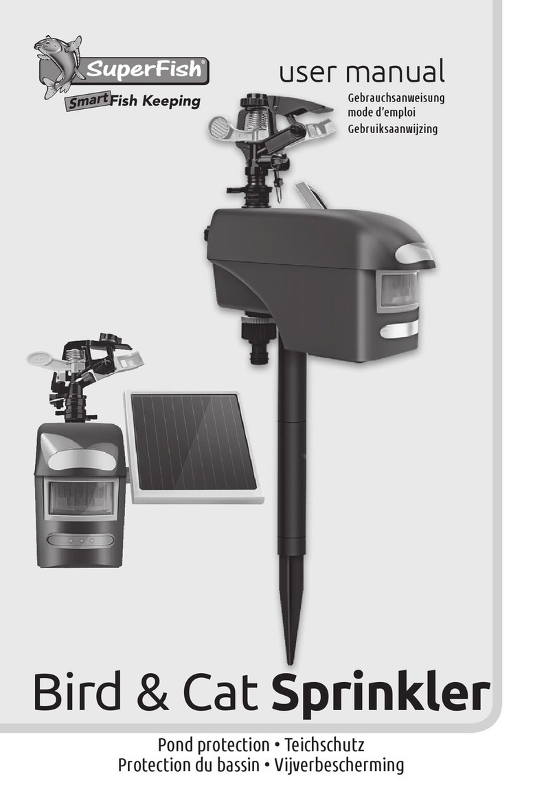 SuperFish Bird & Cat Sprinkler user manual