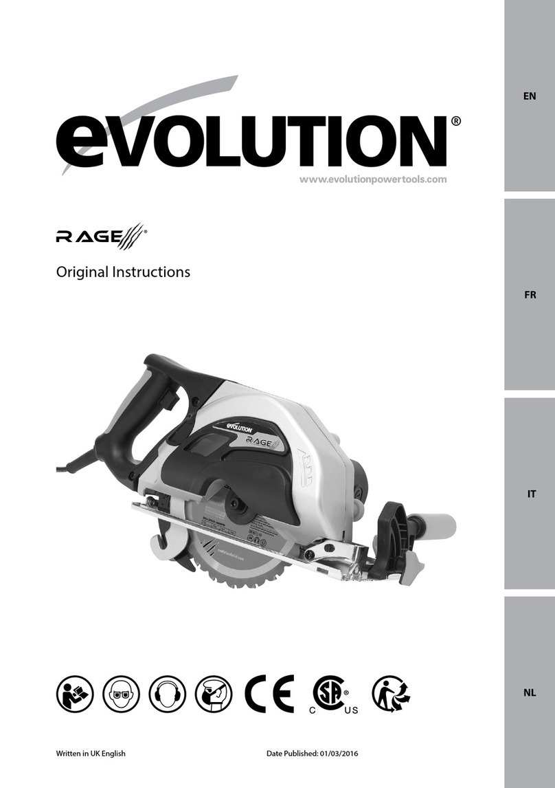 Evolution RAGE Series User manual