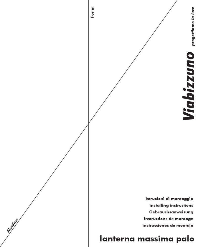 Viabizzuno lanterna massima palo Instruction Manual