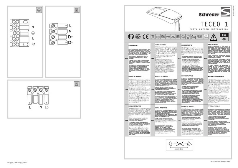 Schreder TECEO 1 User manual