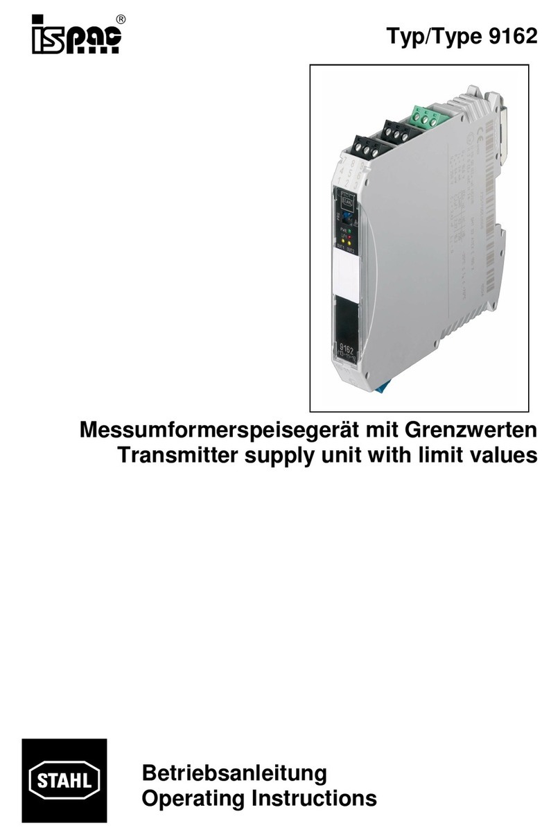 Stahl ISpac 9162 operating instructions