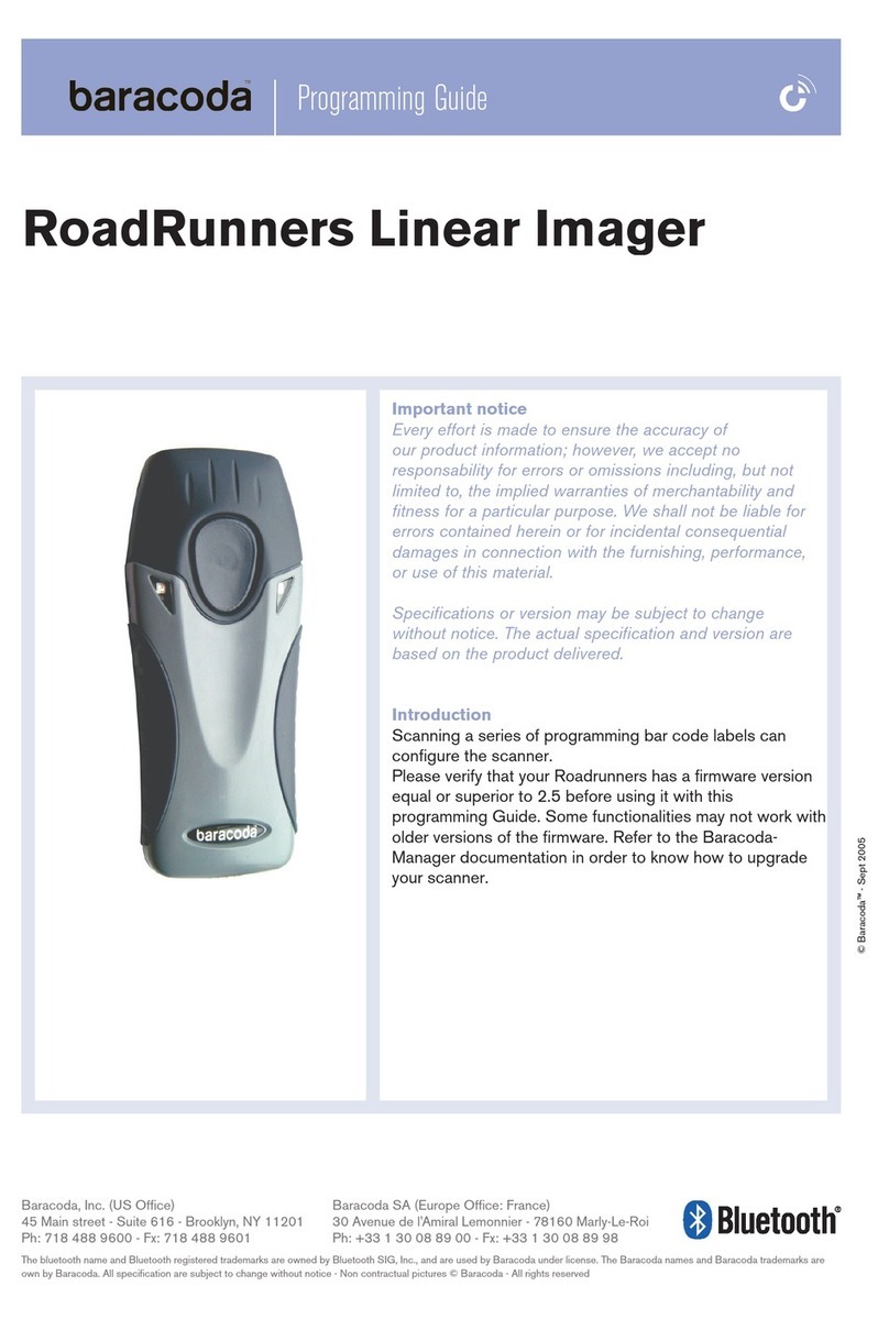 Baracoda RoadRunners Laser Programming guide