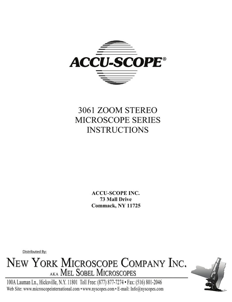 Accu-Scope 3061 Zoom Stereo Series User manual