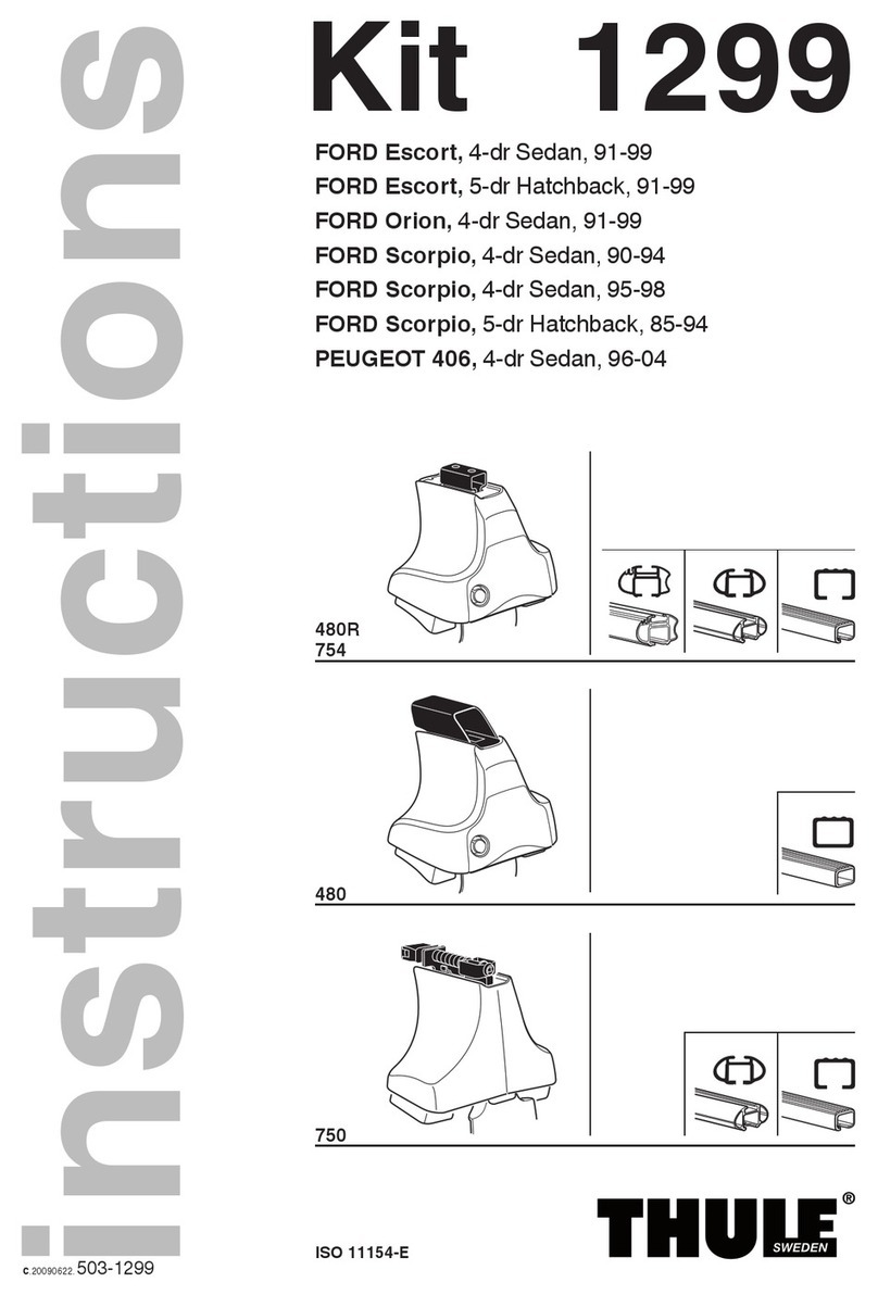 Thule 1299 User manual
