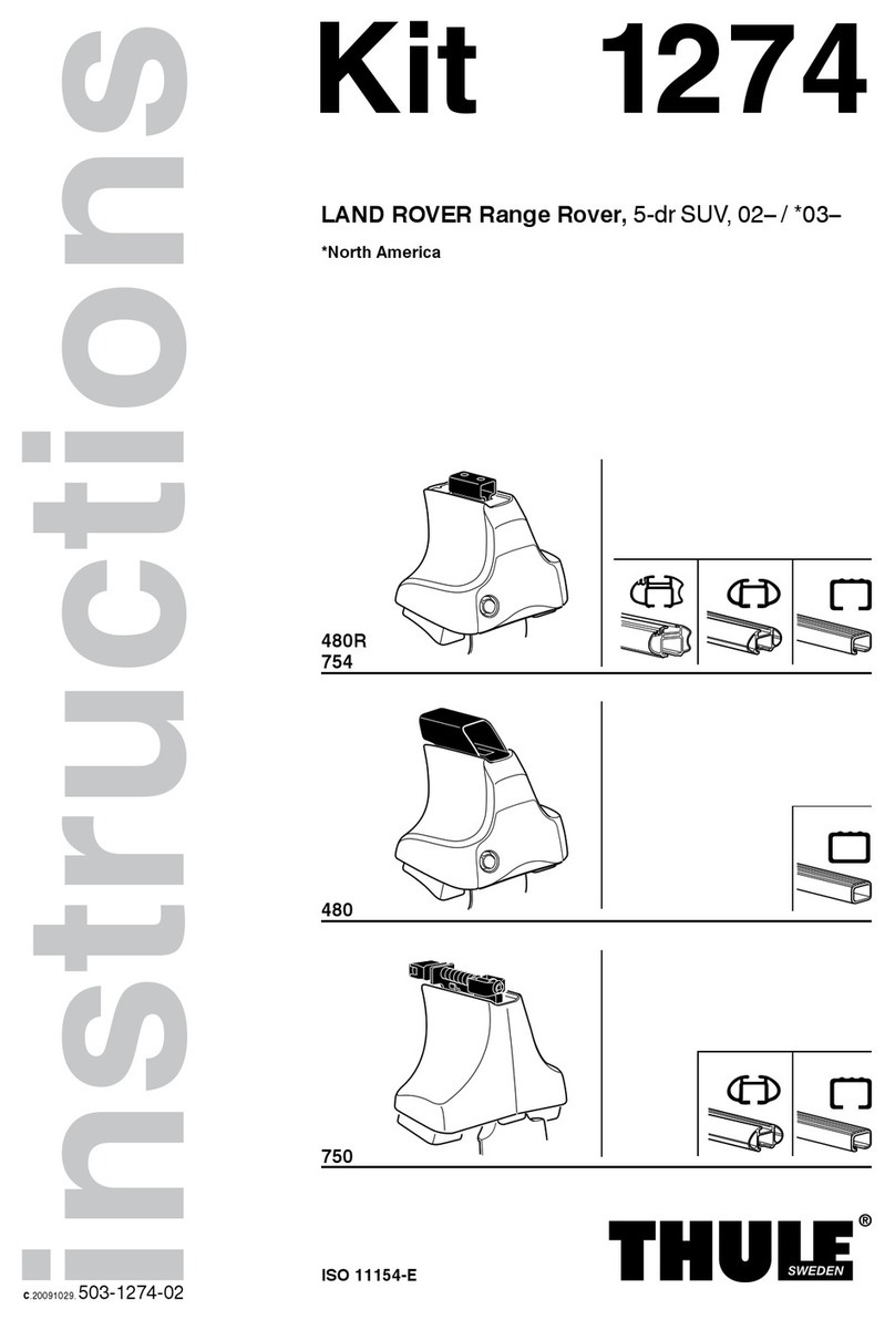 Thule 1274 User manual
