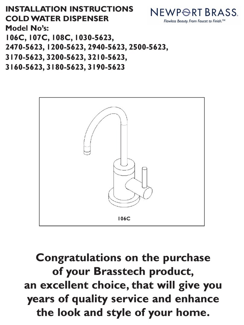 Newport Brass 106C installation instructions