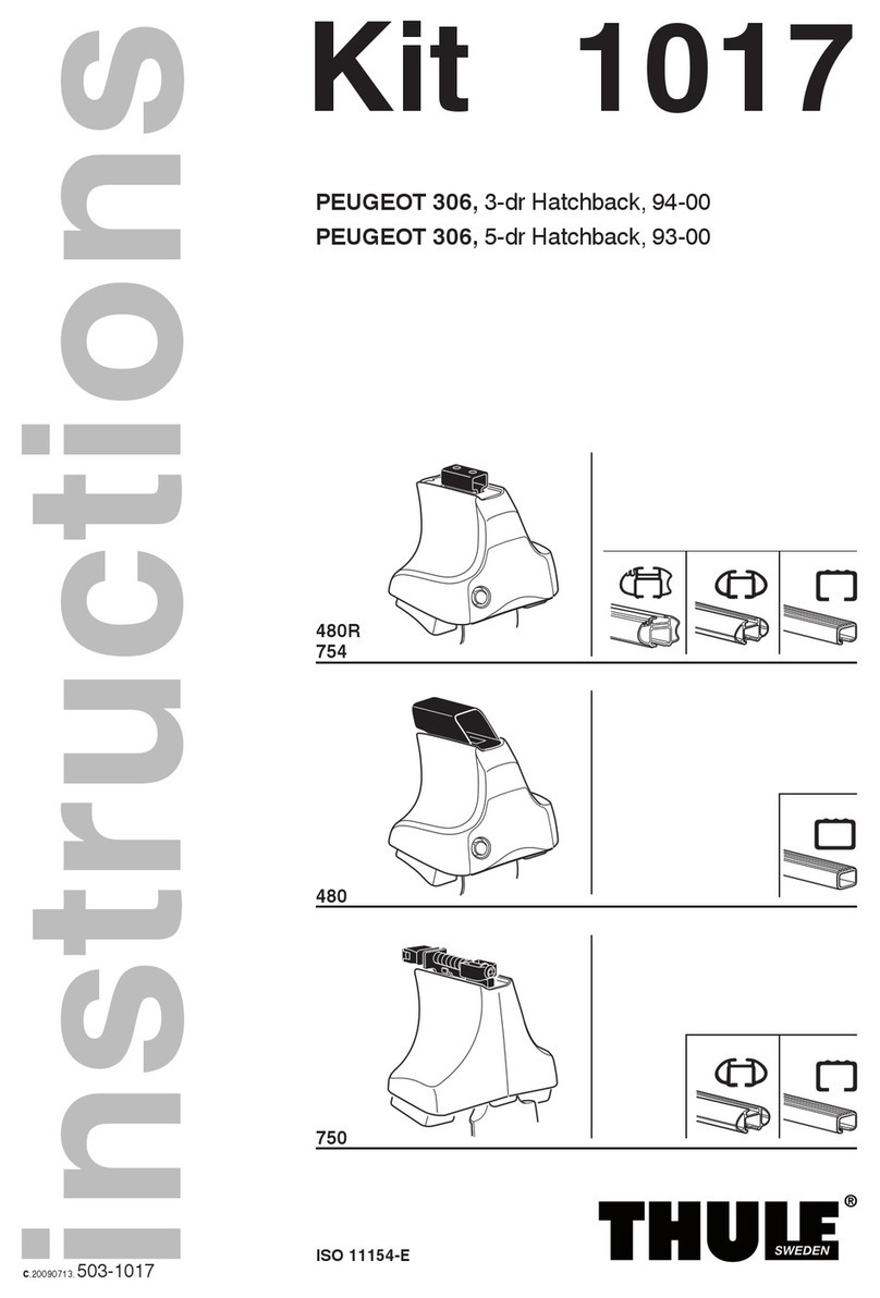 Thule 1017 User manual