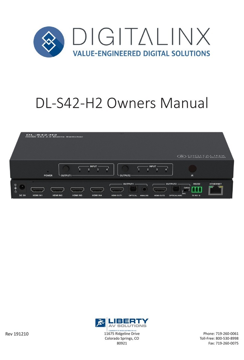DigitaLinx DL-S42-H2 User manual DigitaLinx DL-S42-H2 User manual