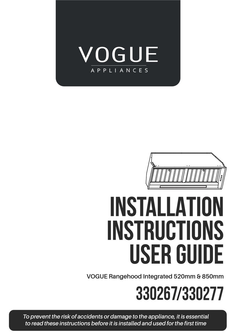 Vogue 330267 Installation instructions & user guide