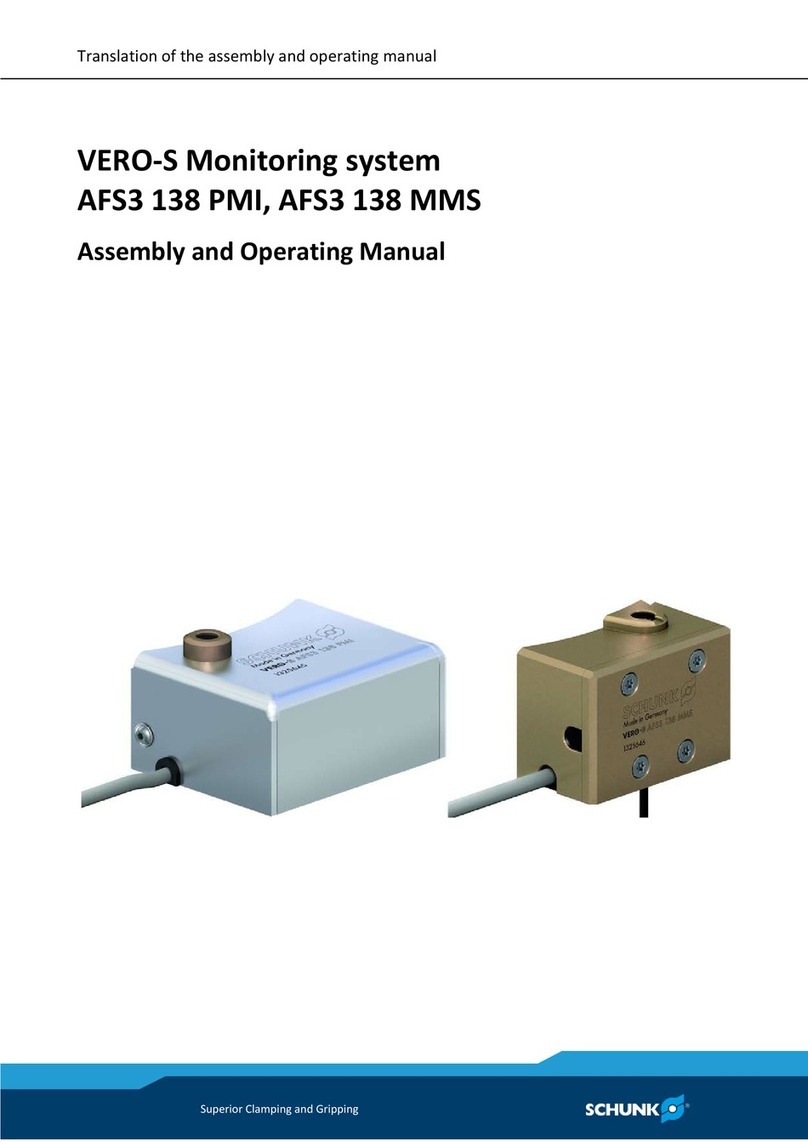 SCHUNK VERO-S Assembly and operating manual