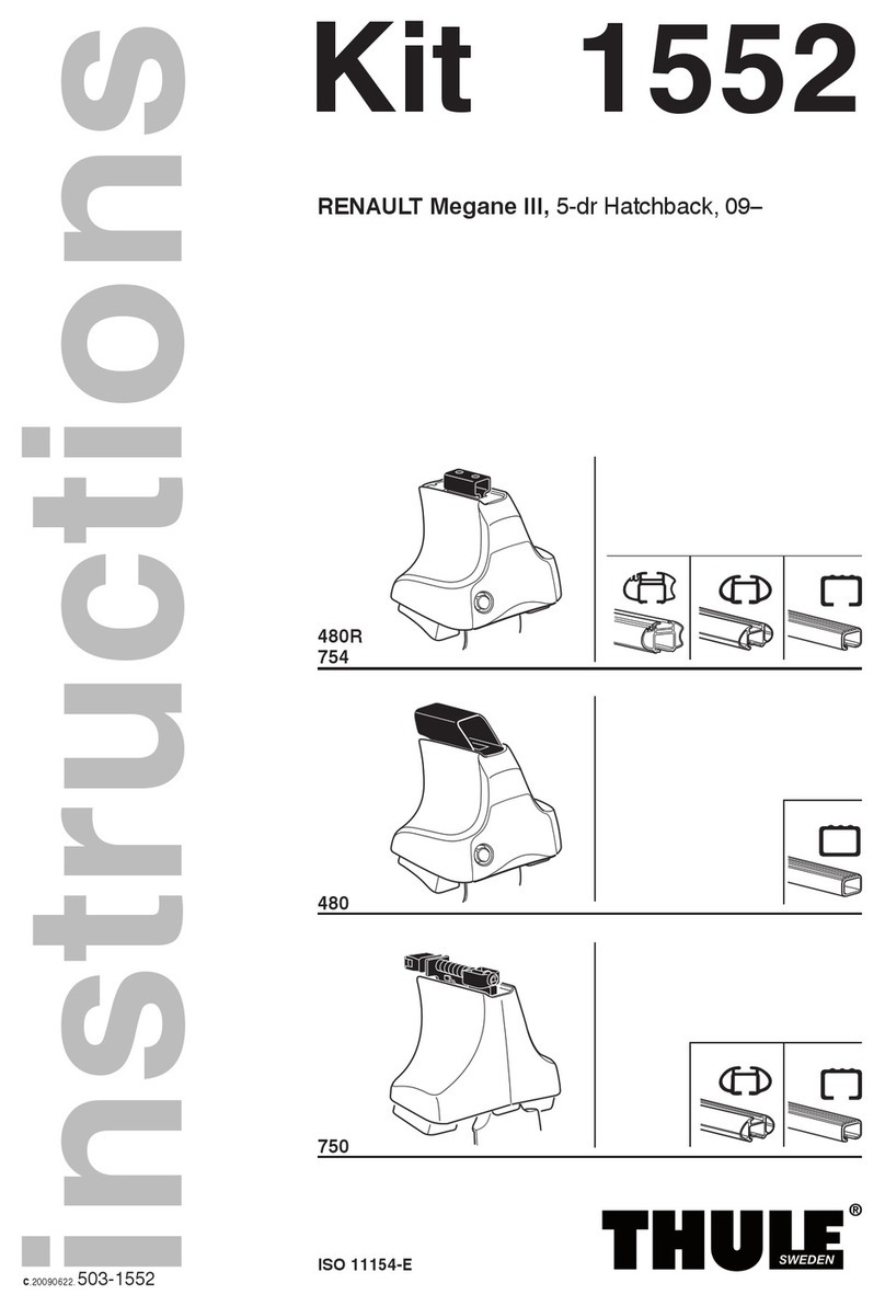 Thule 1552 User manual Thule 1552 User manual