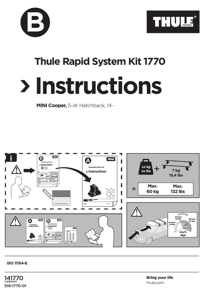 Thule Rapid System 1770 instructions