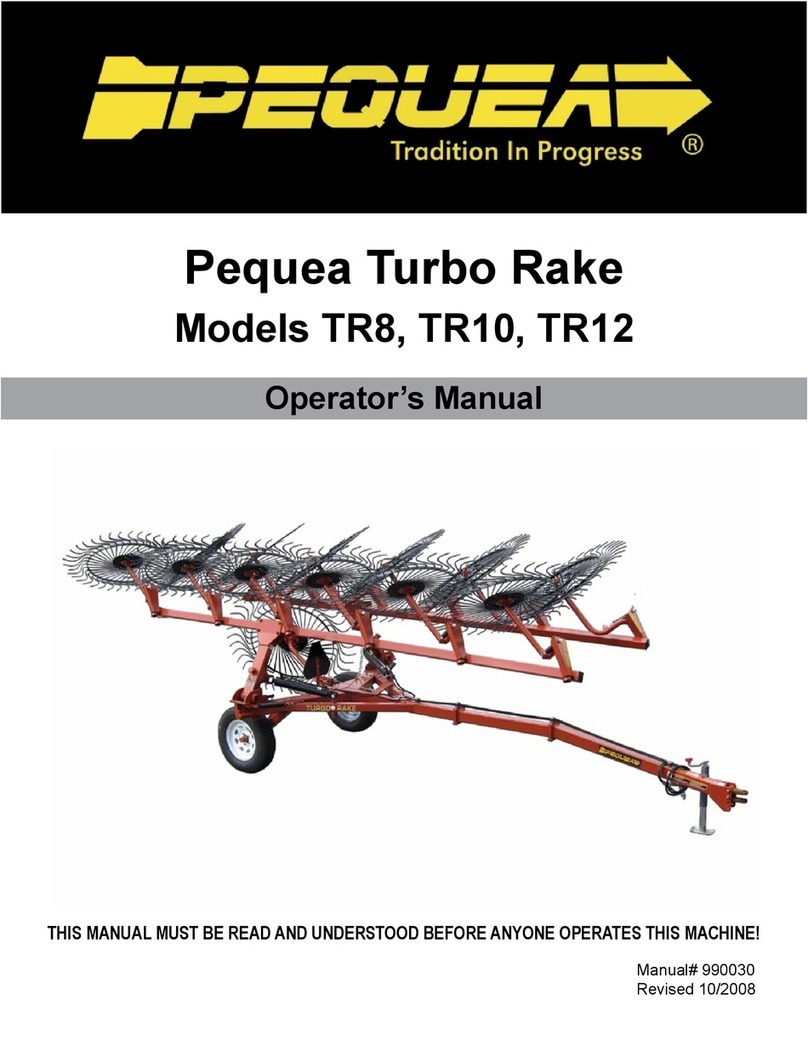 PEQUEA TR8 Operator's manual