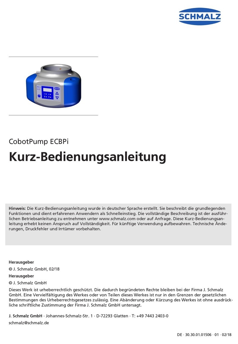 Schmalz CobotPump ECBPi Short instruction manual
