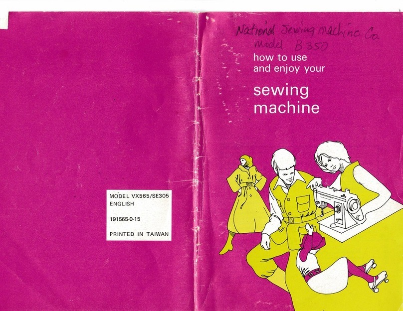 National Sewing Machine Co B350 manual