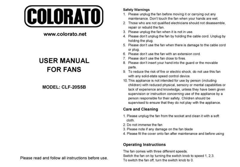 COLORATO CLF-20S5B user manual