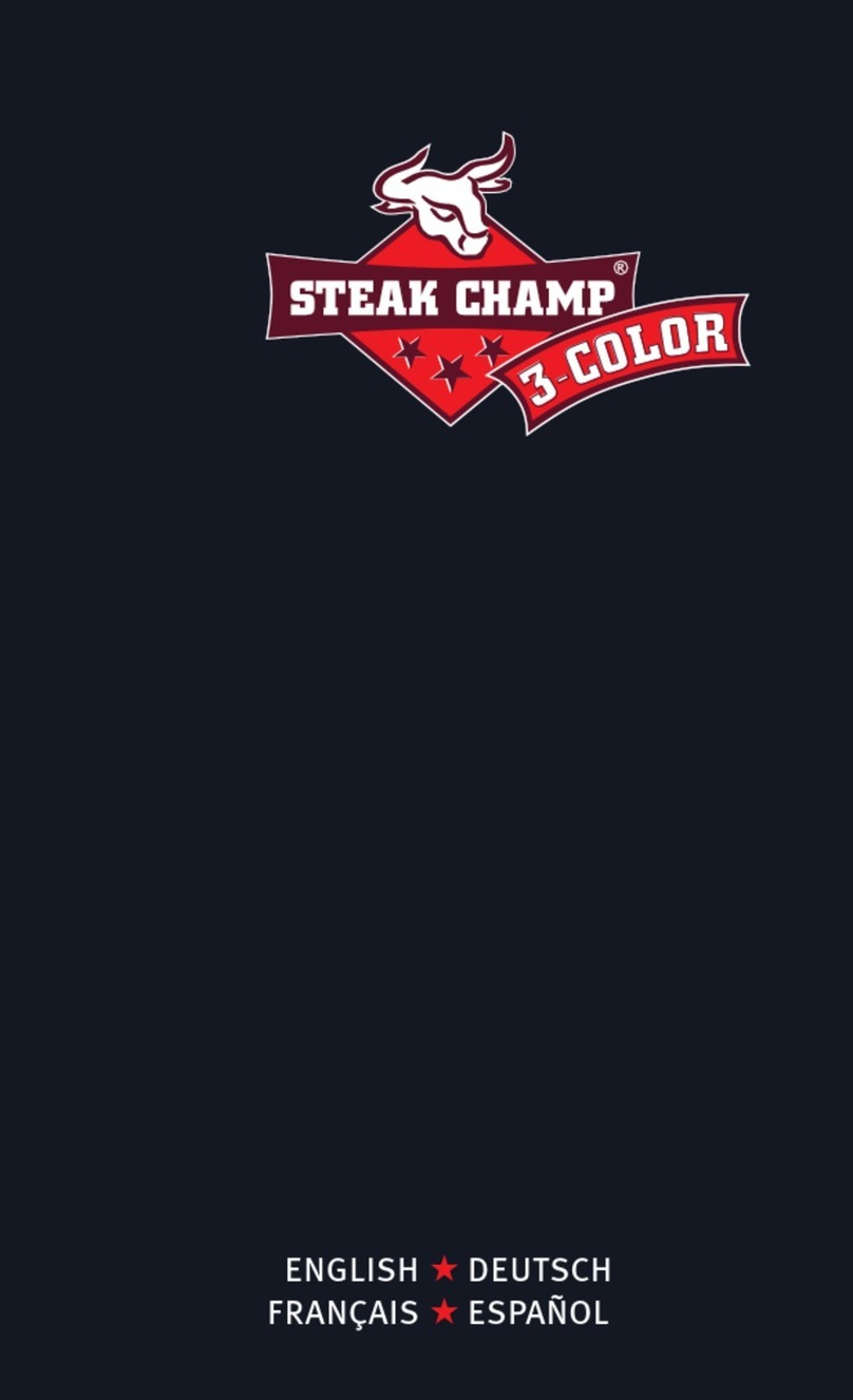 Steak Champ 3-COLOR quick start guide