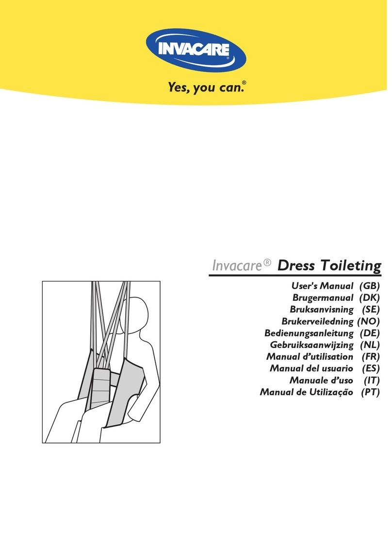 Invacare Dress Toileting user manual