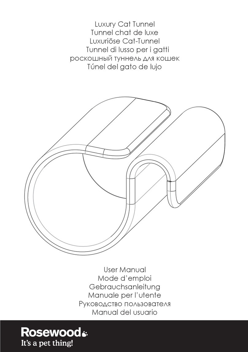 Rosewood Luxury Cat Tunnel User manual