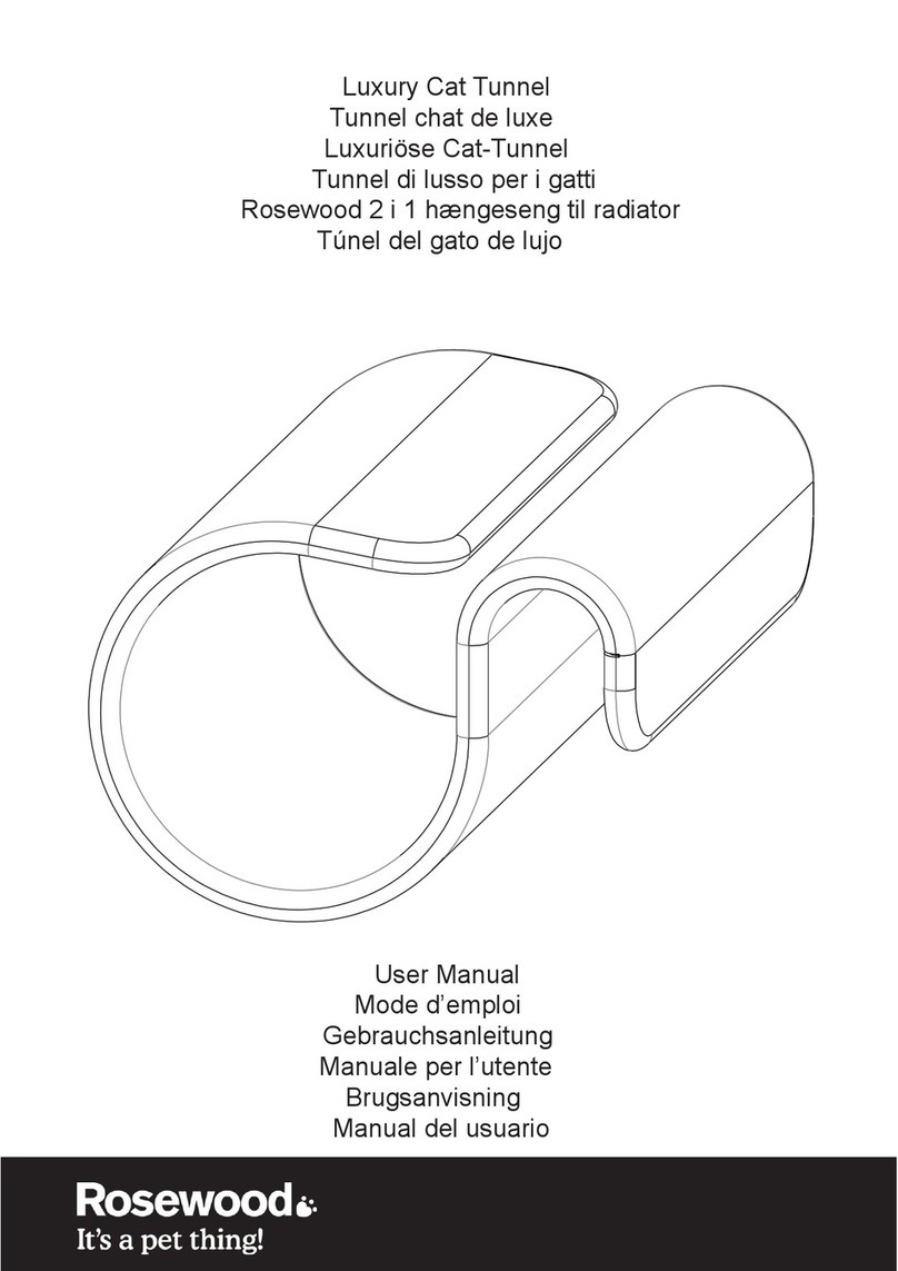 Rosewood Luxury Cat Tunnel user manual