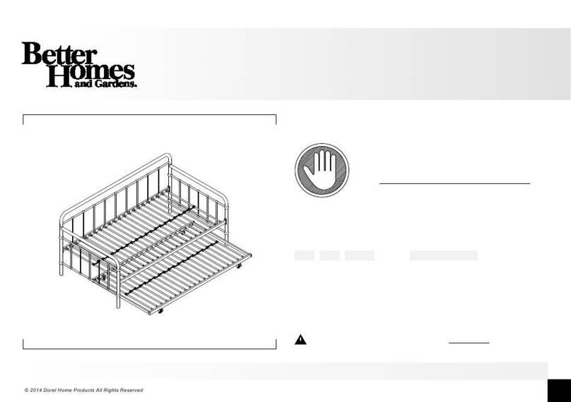 Better Homes and Gardens Kelsey 4067019W Instruction booklet