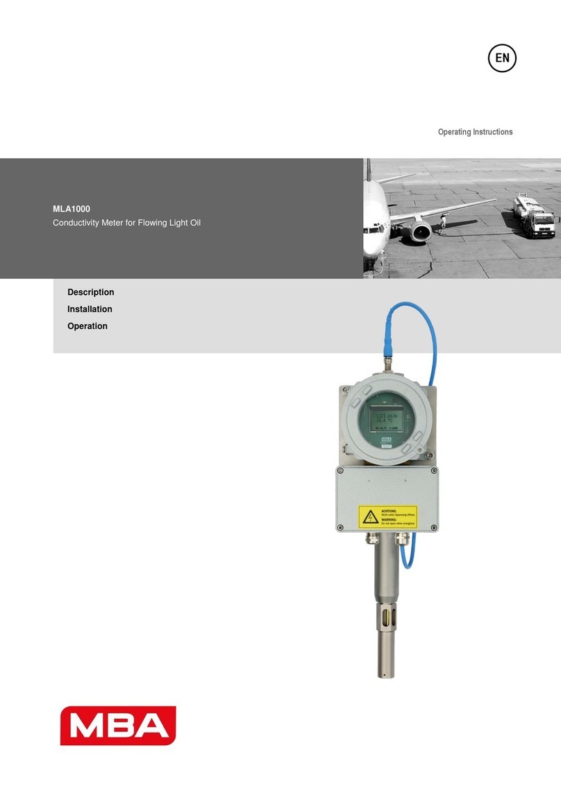 MBA MLA1000 operating instructions