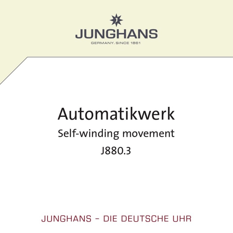 Junghans J880.3 Instructions for use