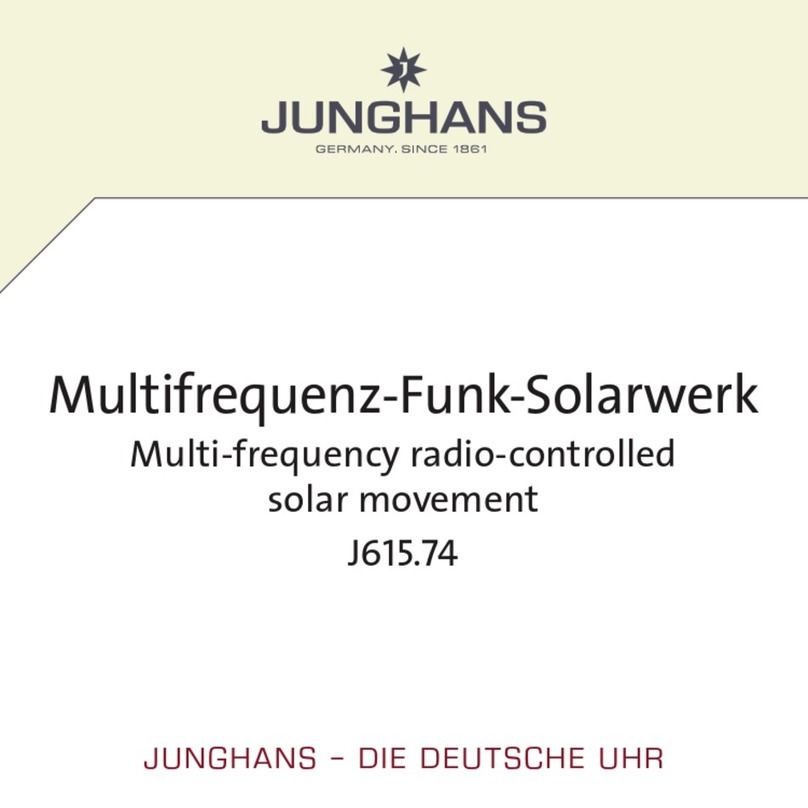 Junghans J615.74 Instructions for use