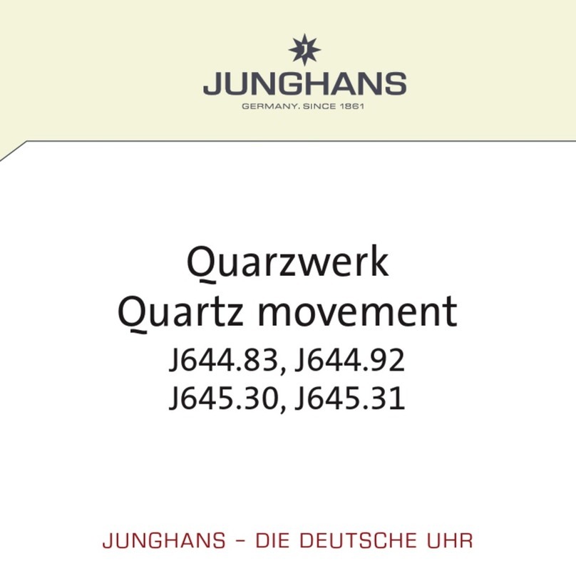 Junghans J644.83 User manual