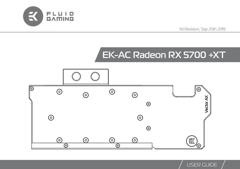 Fluid Gaming EK-AC Radeon RX 5700 +XT user guide