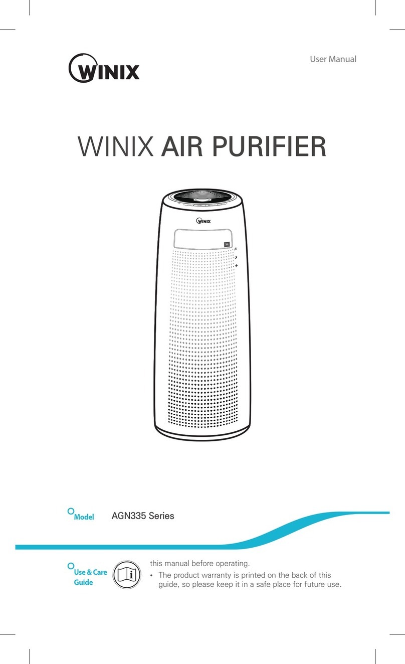 Winix AGN335 Series user manual