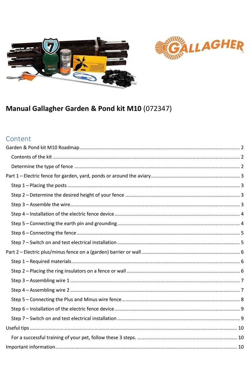 Gallagher Garden & Pond kit M10 manual