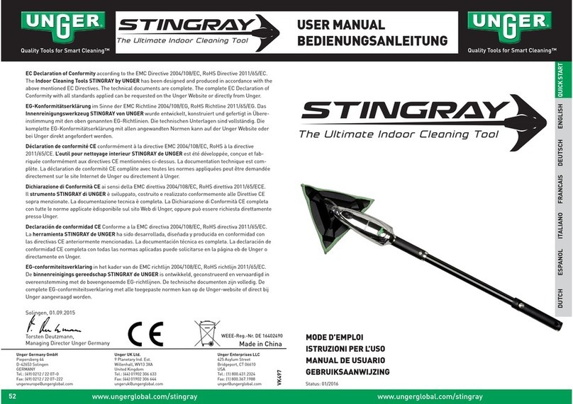 unGer Stingray user manual