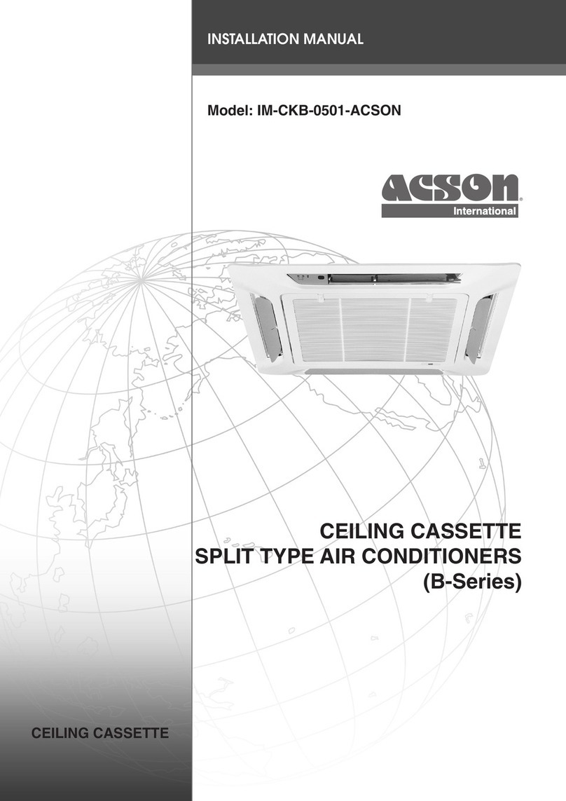 Acson international B Series installation manual
