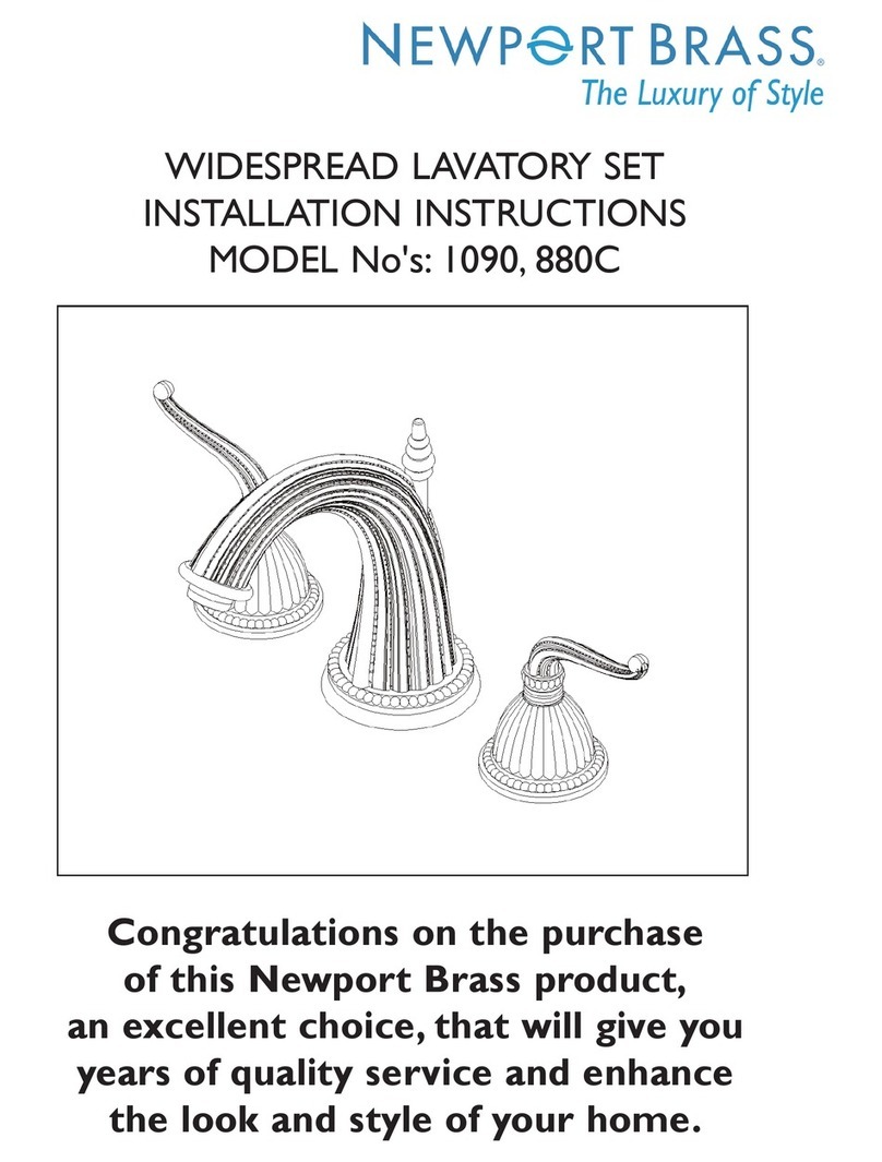 Newport Brass 1090 installation instructions