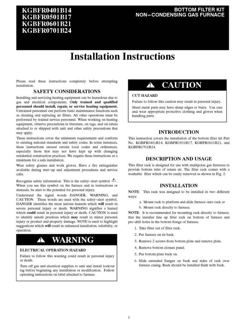 Carrier KGBFR0401B14 User manual Carrier KGBFR0401B14 User manual
