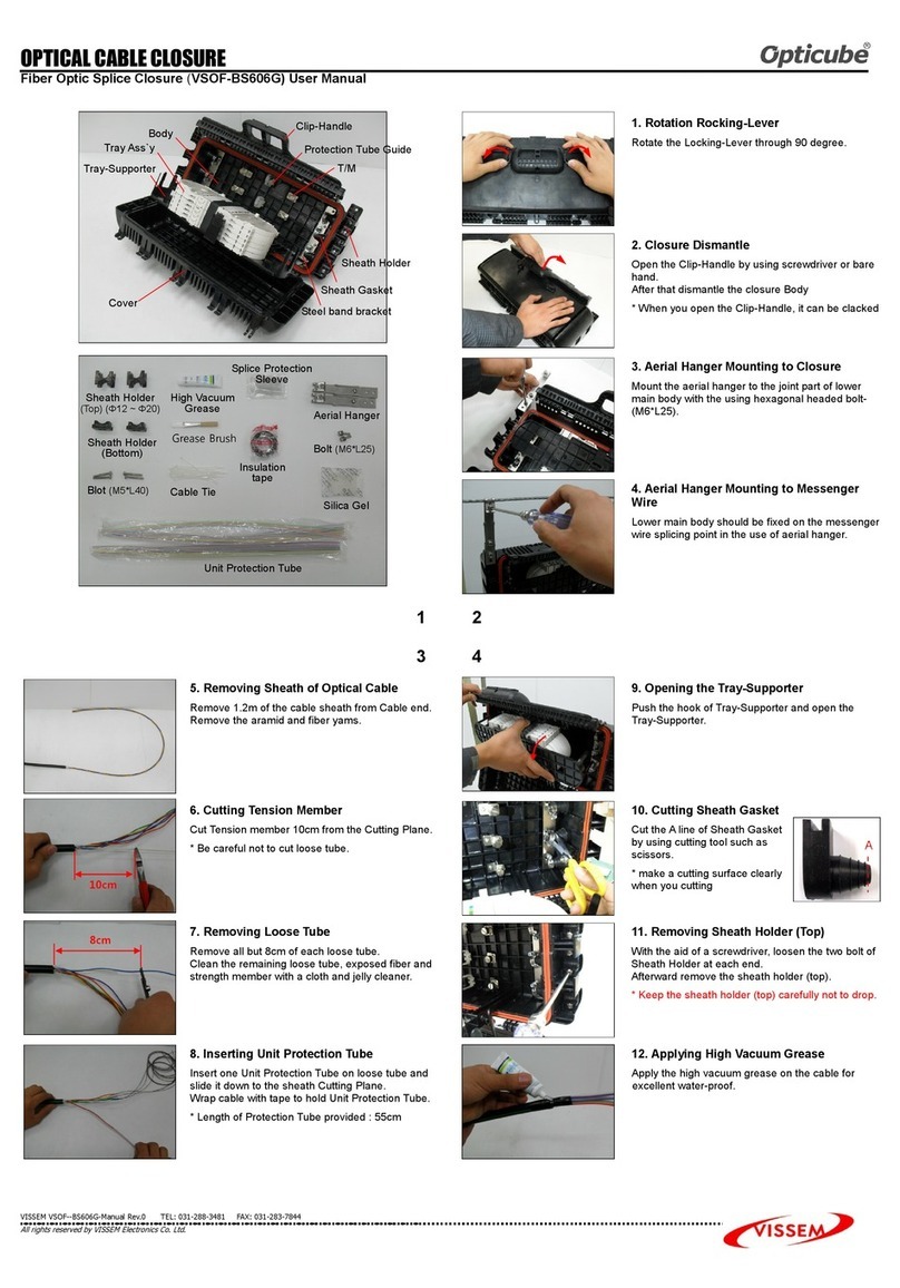VISSEM Electronics Opticube VSOF-BS606G user manual