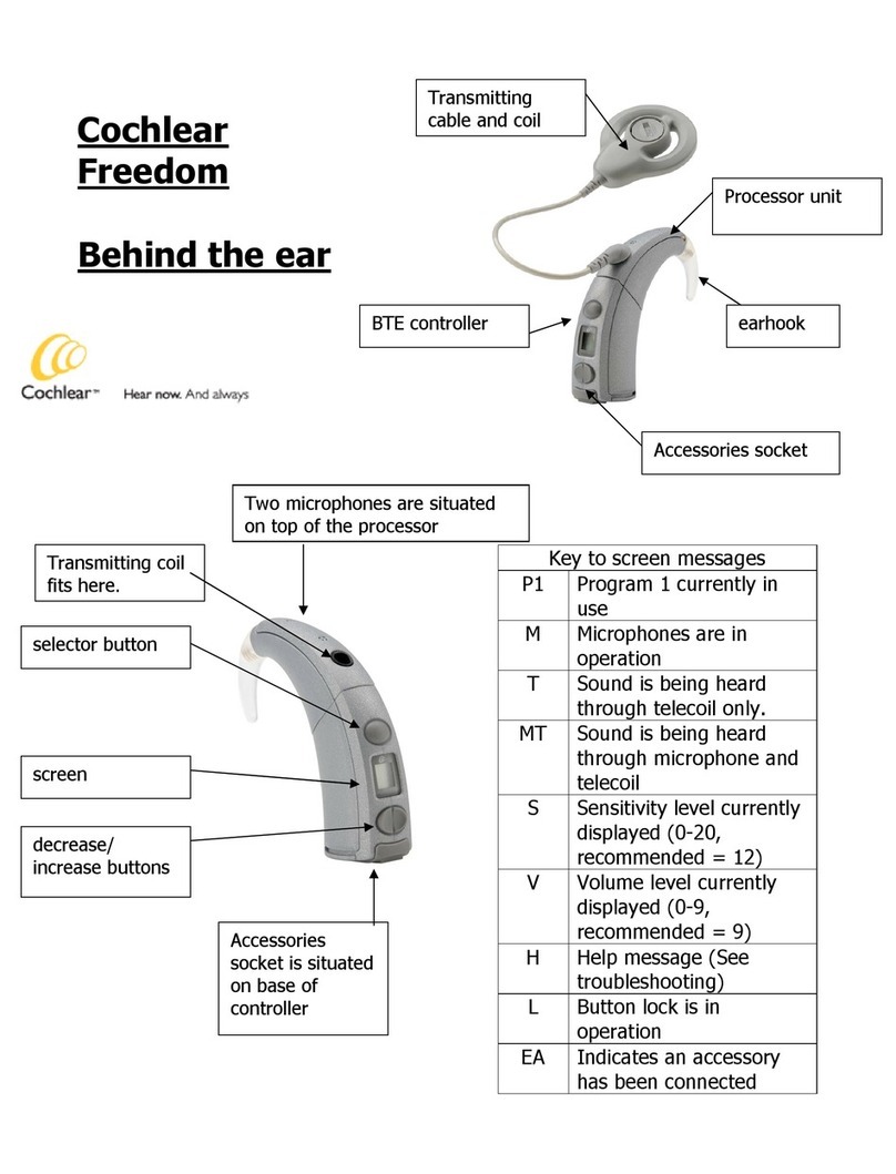 Cochlear Freedom quick start guide